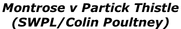Montrose v Partick Thistle  (SWPL/Colin Poultney)